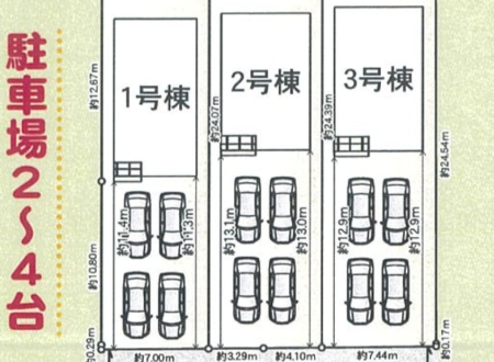 沼津市大塚第13　新築分譲住宅　全3棟